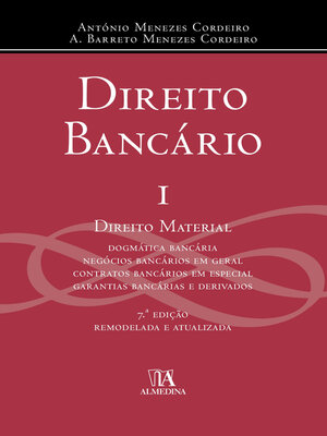 cover image of Direito Bancário I--Direito Material--7ª Edição